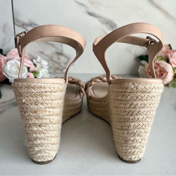BP Goldie Braided Wedge Sandal in Beige Size 10 NEW - Picture 10 of 16